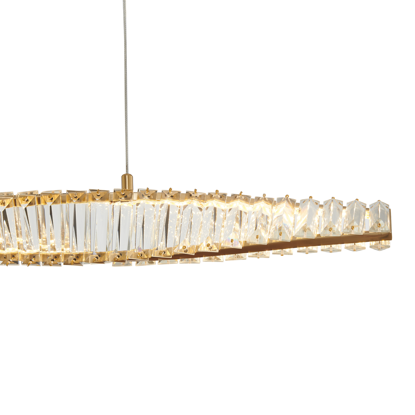 TOWSON Brushed Gold Chandelier