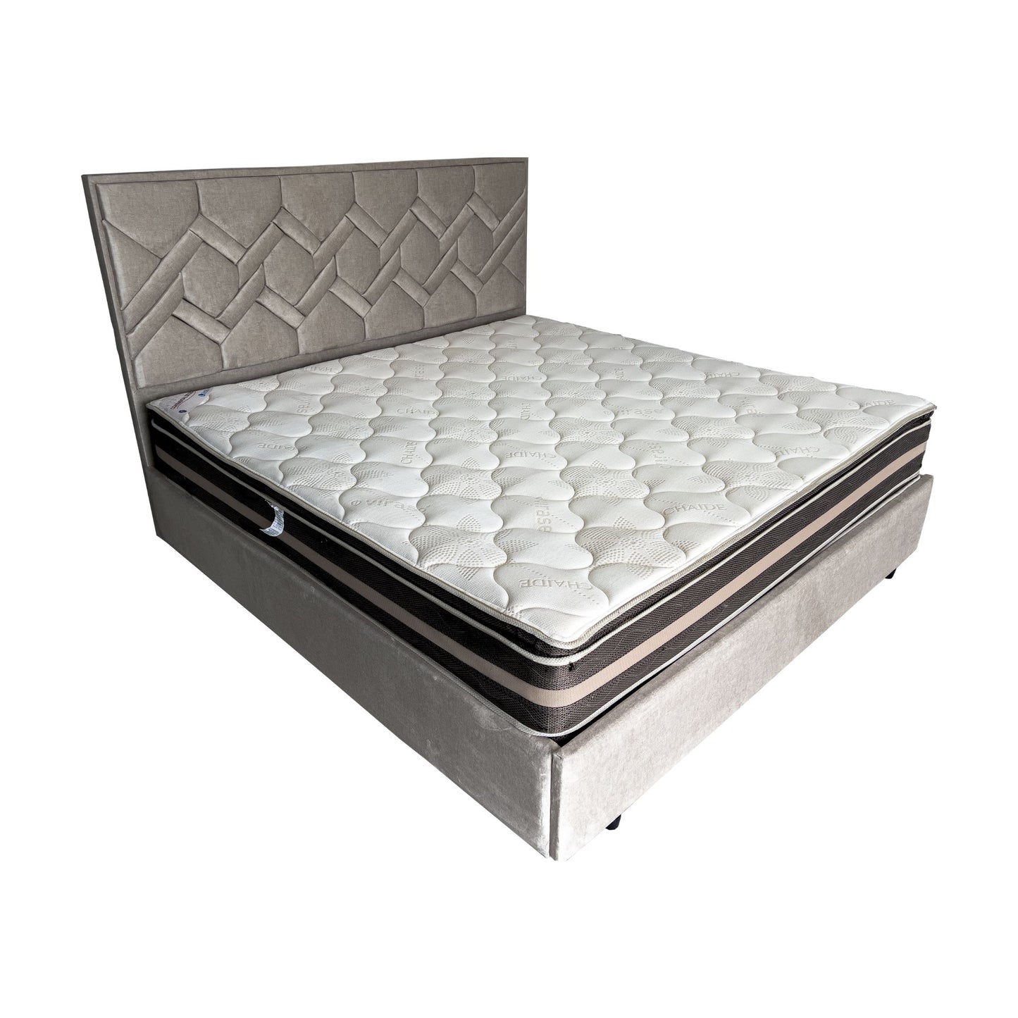 ABSTRACT Queen Bed Vetro Platra