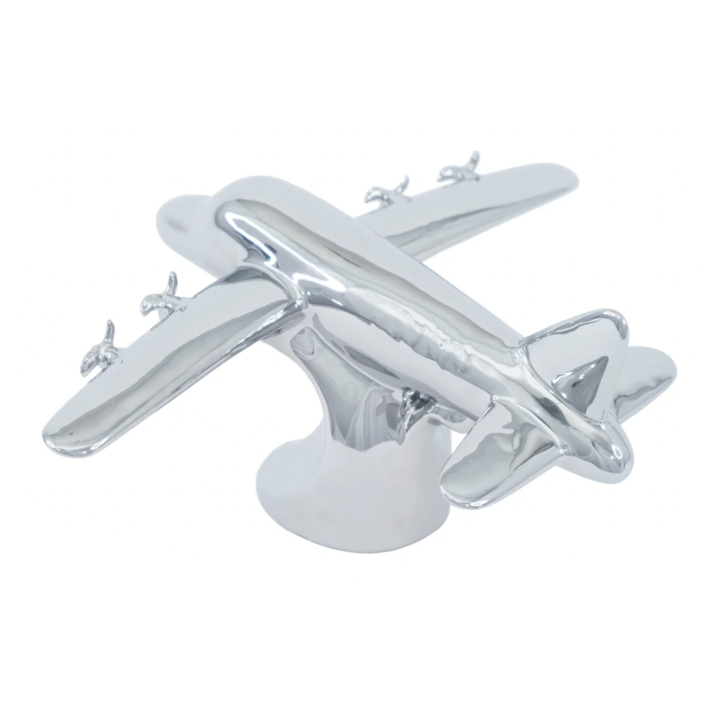 CALLIE Plane Ceramic Tabletop Sculpture