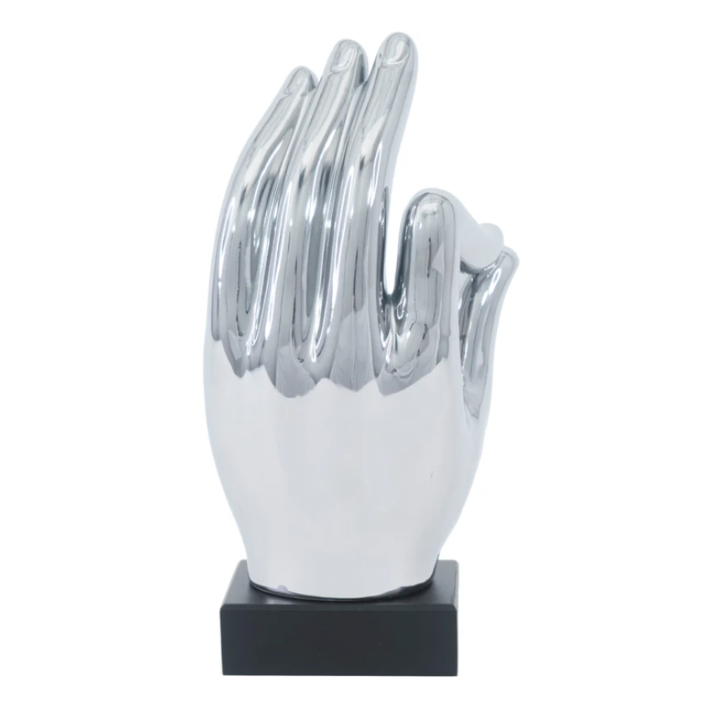 JACE Buddha in Hand Tabletop Sculpture