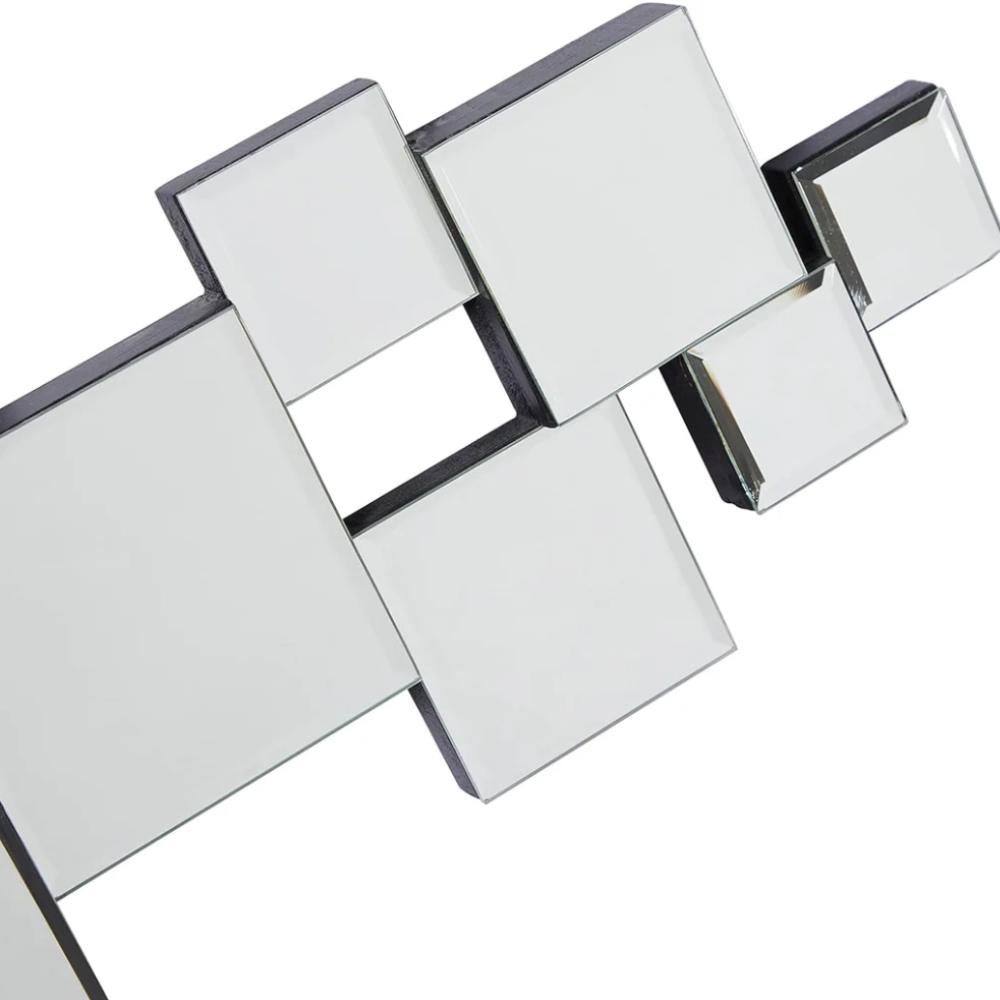 LENNON Overlapping Squares Wall Mirror Accent