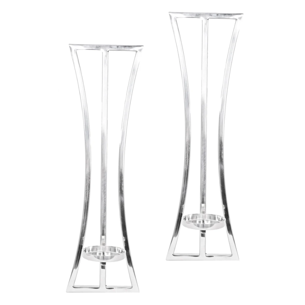 TANNER 2pc Stainless Steel Wall Candle Holders Sconce Set