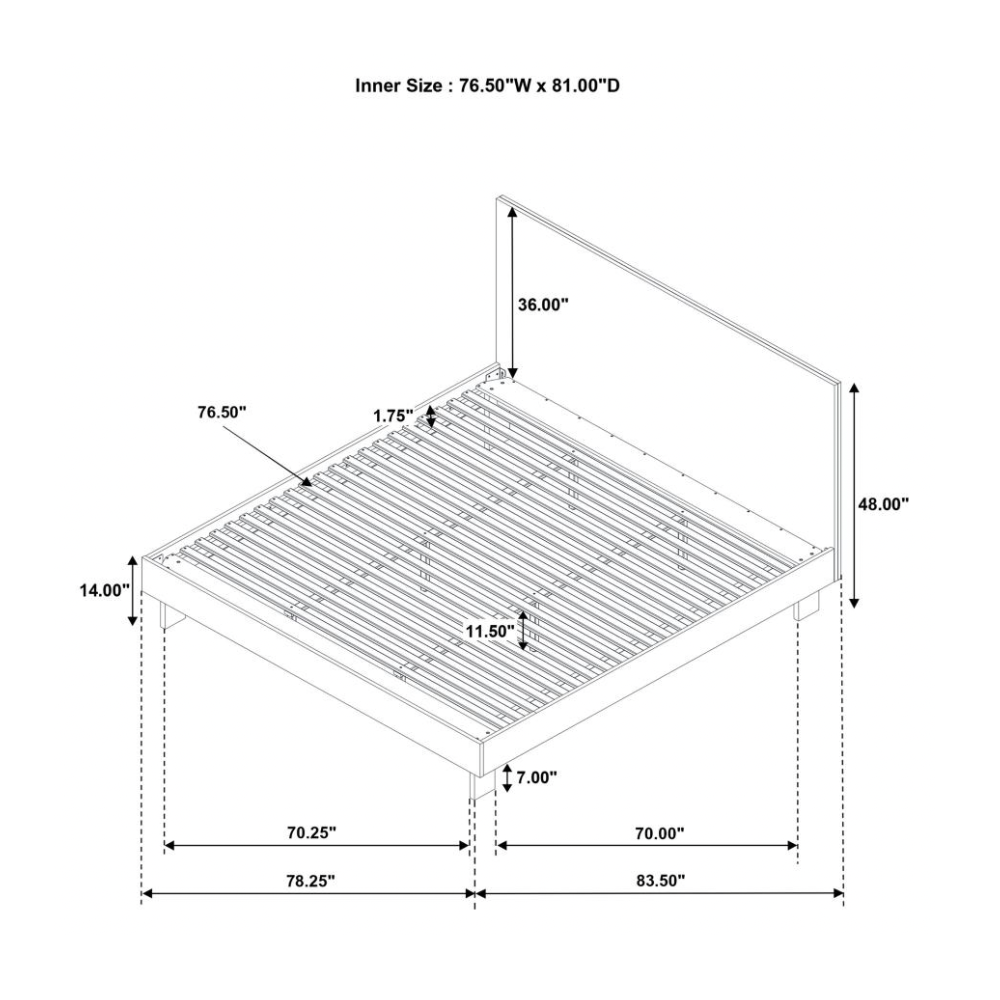 GLENWOOD 4-piece Eastern King Bedroom Set