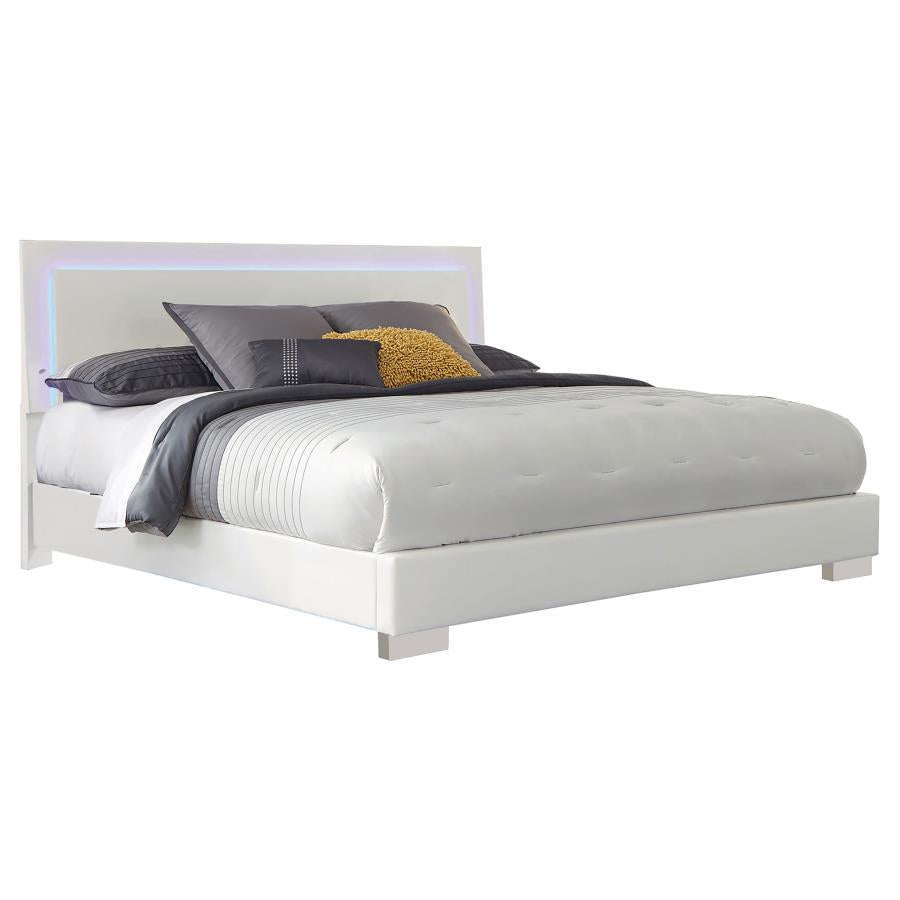 FELICITY 3-piece Bedroom Set Glossy White