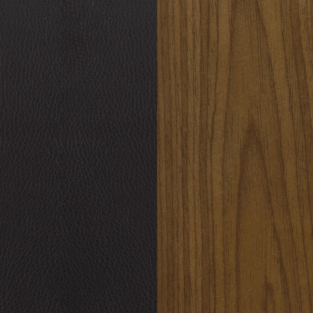 FOLSOM Upholstered Adjustable Bar Stool Black