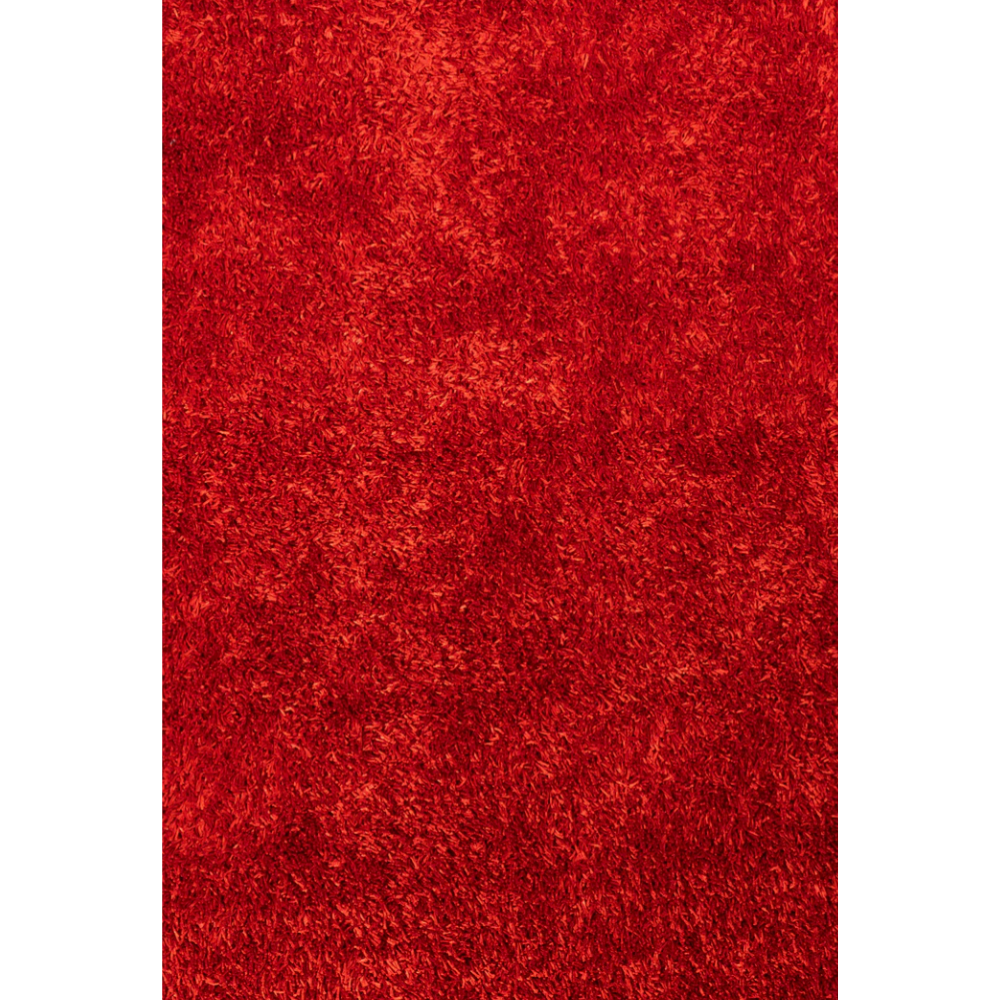 DINA Spaghetti Shag Area Rug 5x7 Red
