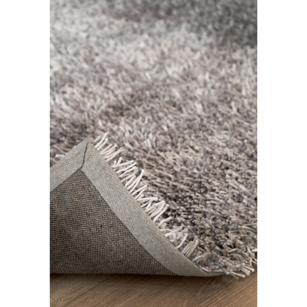 DINA Spaghetti Shag Area Rug 5x7 White