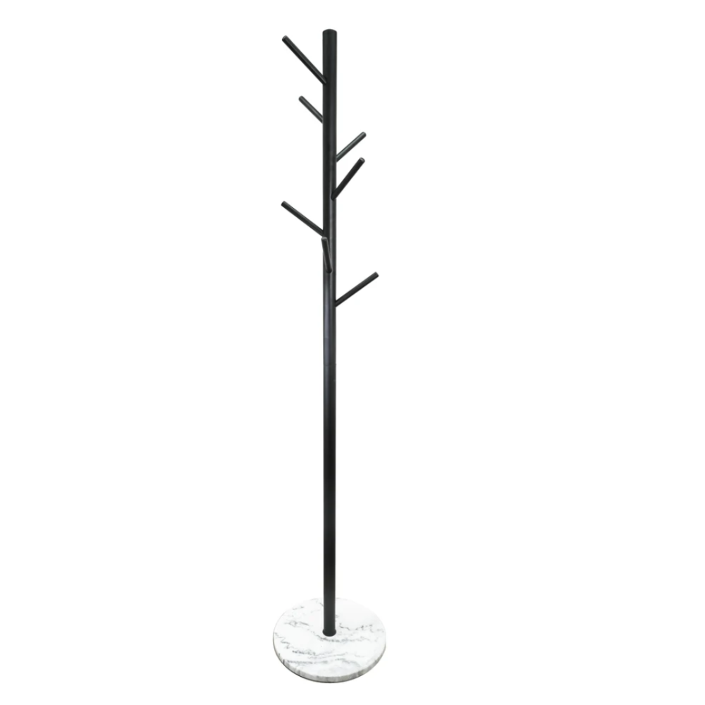 VERA Stainless Steel Coat & Hat Rack Black