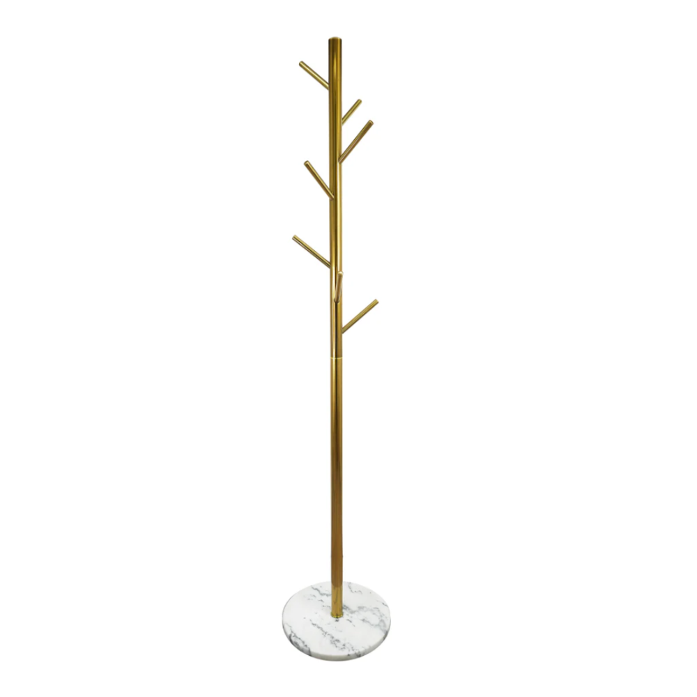 VERA Stainless Steel Coat & Hat Rack Gold