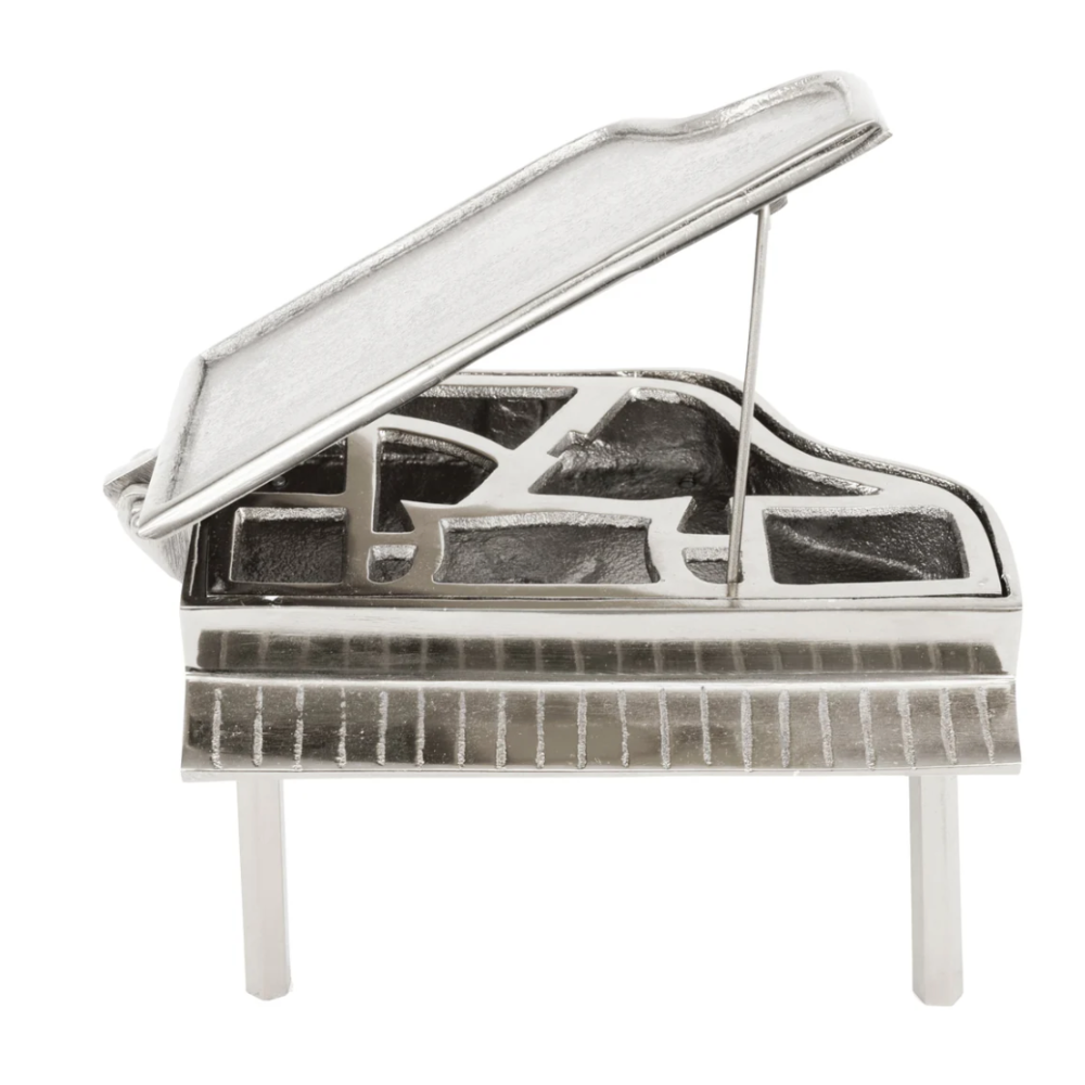 NOAH Tabletop Piano Sculpture Silver
