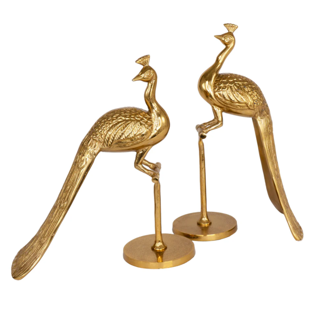 STELLA 2pc Peacock Set Gold