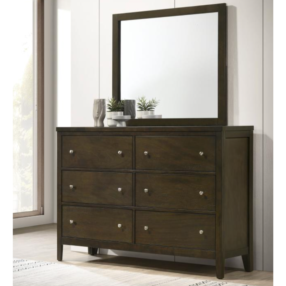 WILKIES 6-drawer Dresser and Mirror