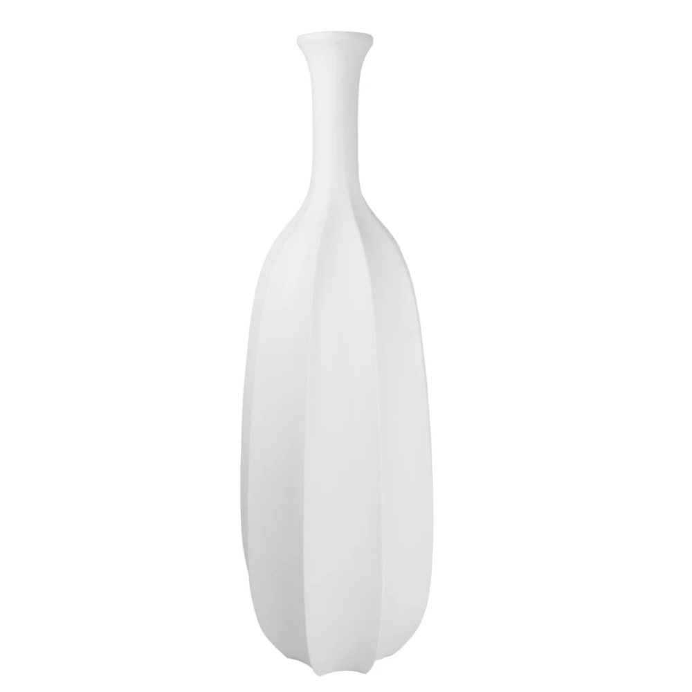 ELLA 32" Floor Vase Planter White