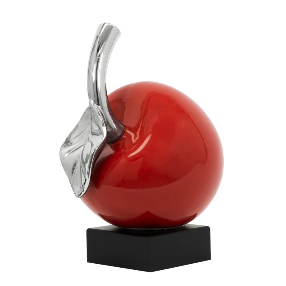 APPLE Kitchen Decor Sculpture Red