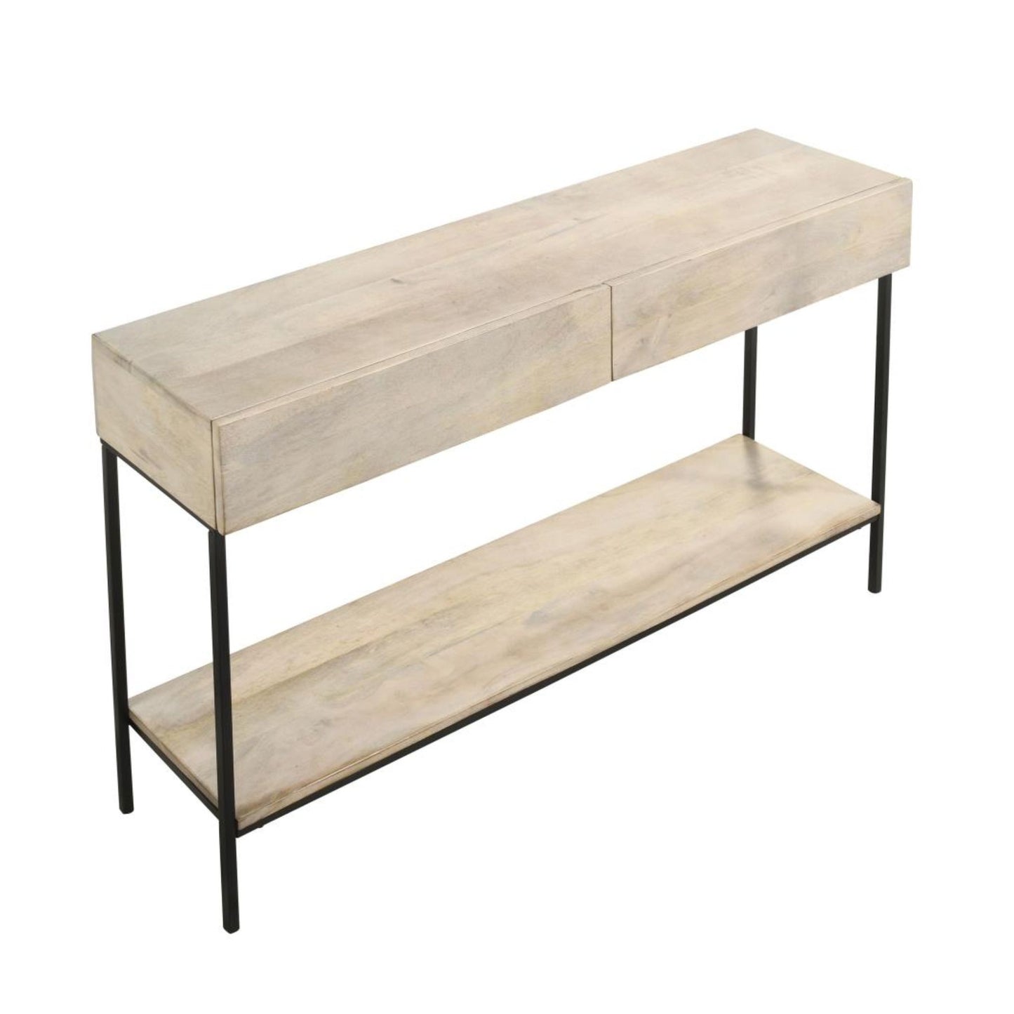 RUBEUS 2-Drawer Console Table