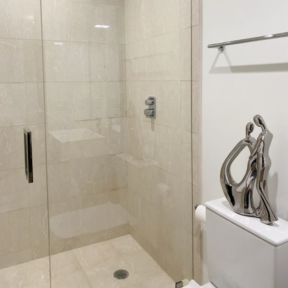 INEZ Silver Couple Dancing Sculpture