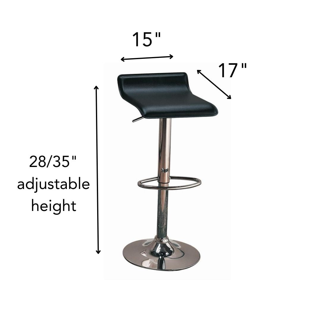 BIDWELL Set of 2 Adjustable Barstool