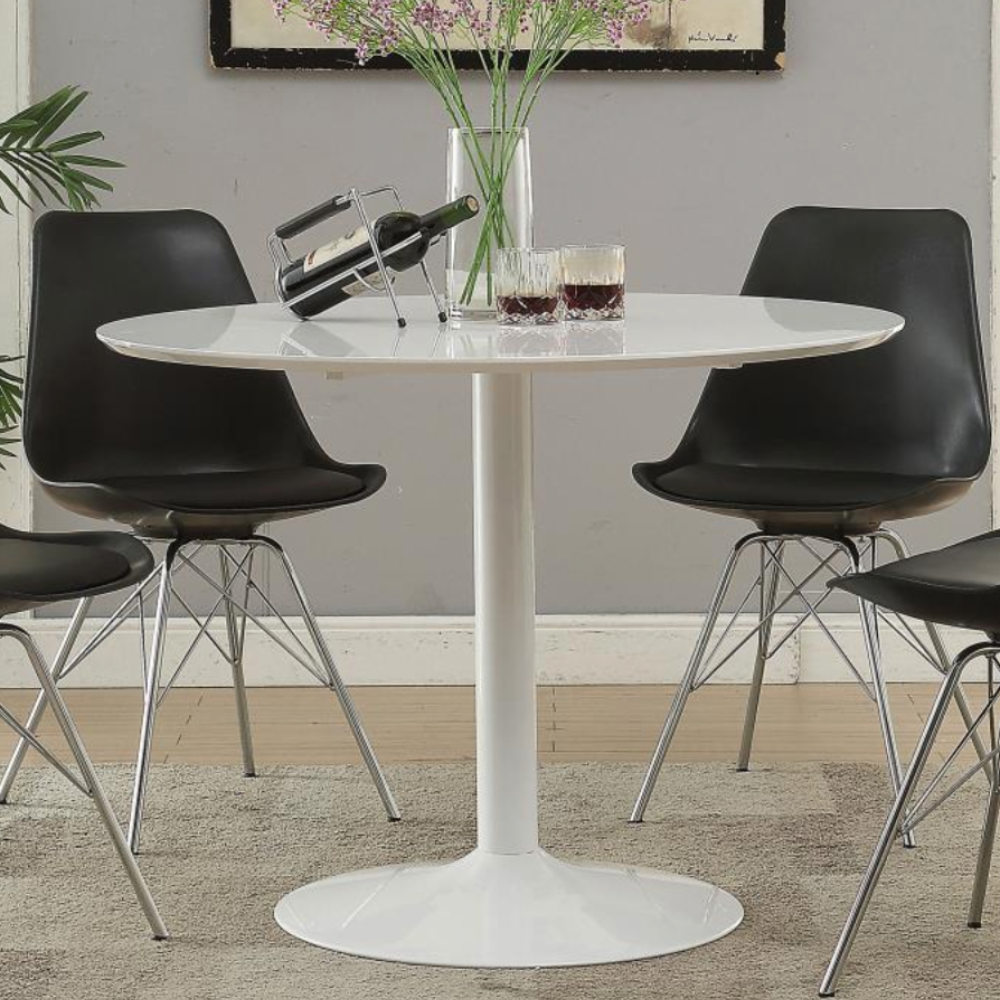 LOWRY Round 40-inch Wood Top Dining Table