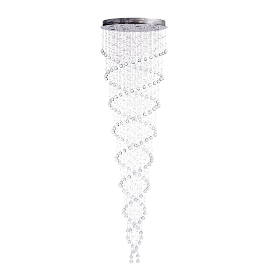 AESTHER Crystal Chandelier Double Helix 12 Light