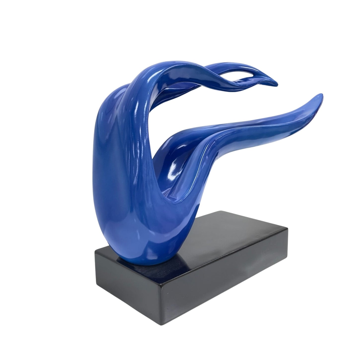 RAALS Abstract Ribbon Statue in Blue