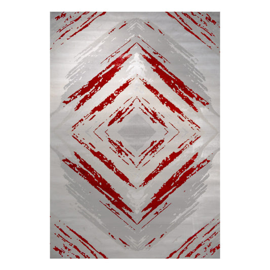 ANTIK Collection Grey and Red Rug