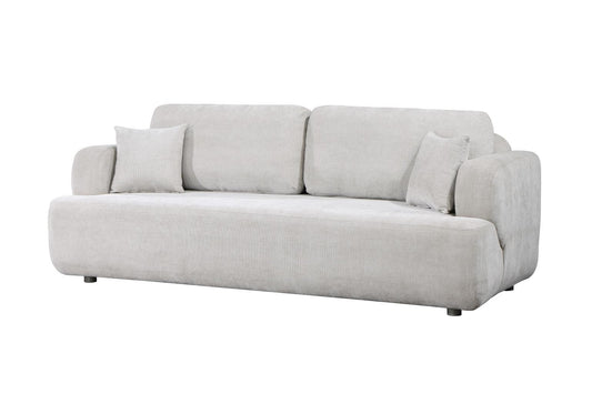MAYA Upholstered Sofa Light Grey
