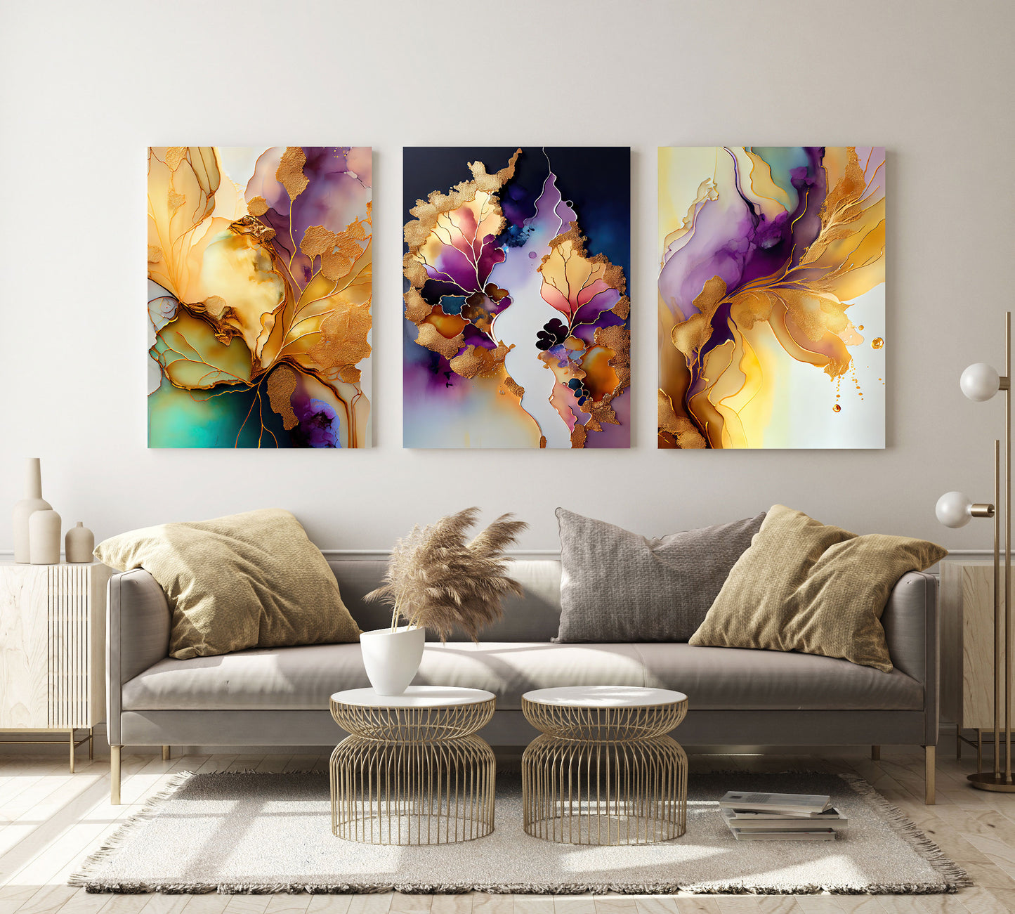 LIVIA Colorful Orchid Acrylic Print Art