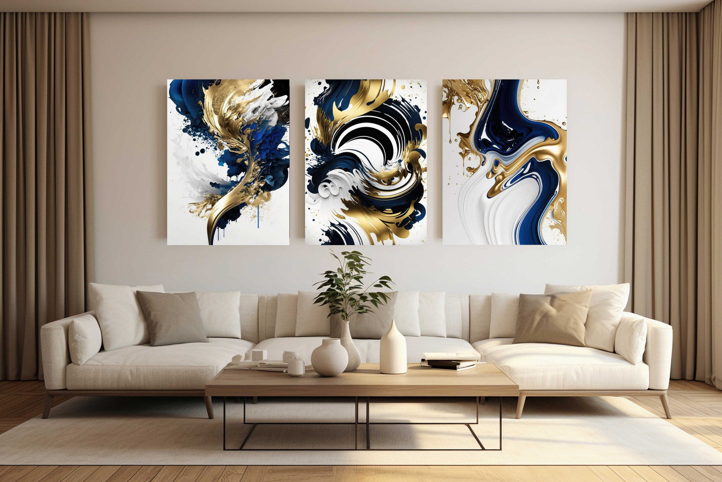 LUCIUS Abstract Splash Acrylic Wall Print Art