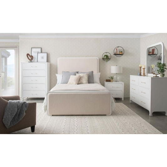 ANASTASIA 5-piece Boucle Upholstered Eastern King Bedroom Set