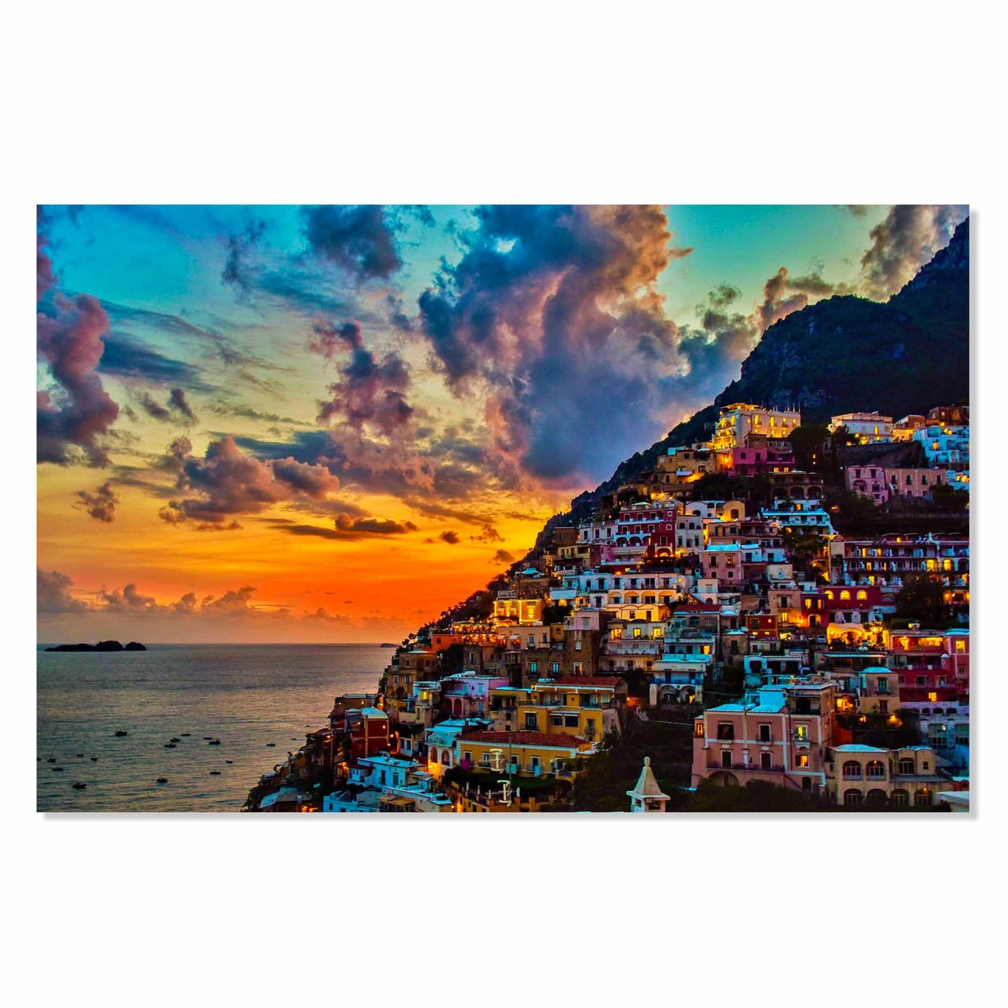 SORRENTO Amalfi Coastline Splendor Modern Wall Art
