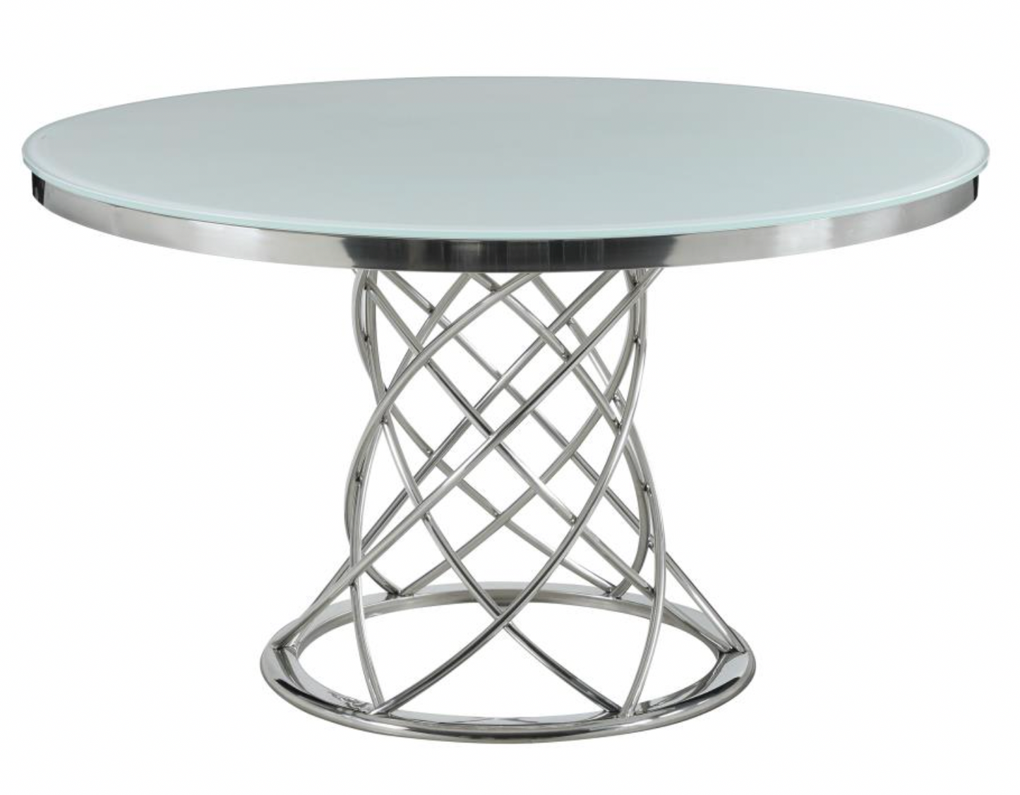 IRENE 5-piece Round Glass Top Dining Set