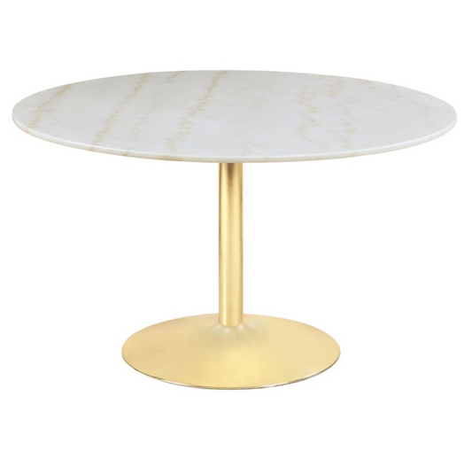 KELLA Round Marble Top Dining Table