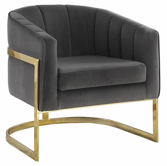 ALAMOR Tufted Barrel Accent Chair