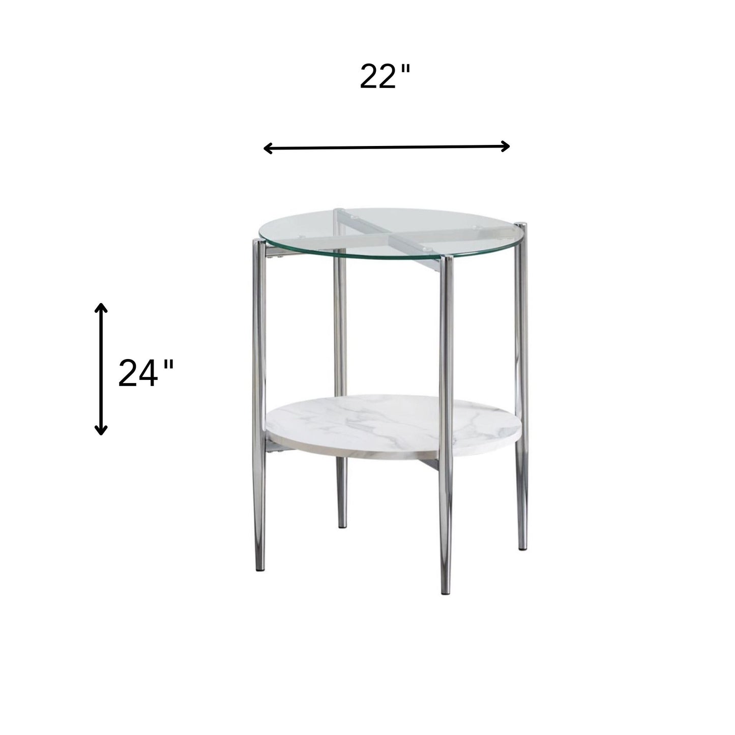 CADE Round End Table