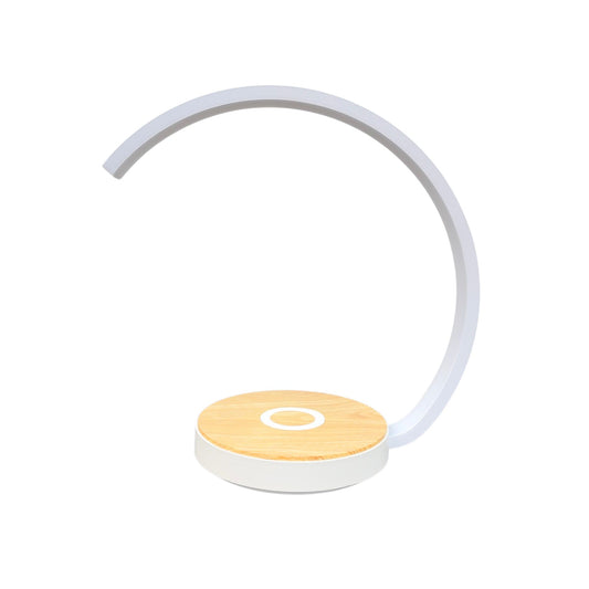 ARC White Table Lamp LED Strip with Charger