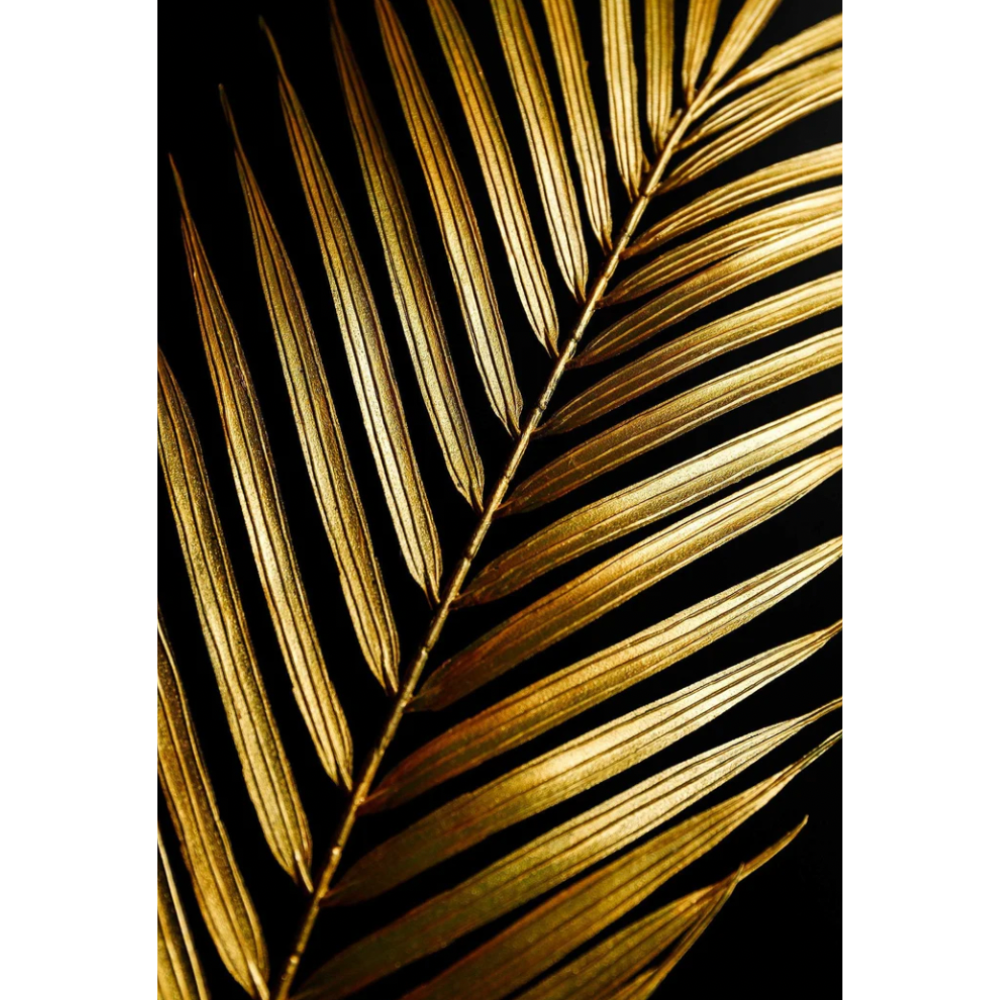 LELAND Gold Leaf Glass Wall Art