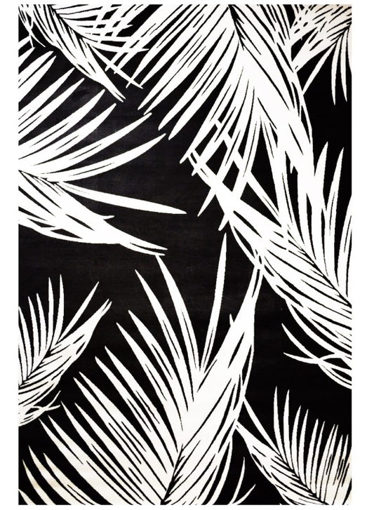 OLIMPIA Collection Palm Leaf Area Rug