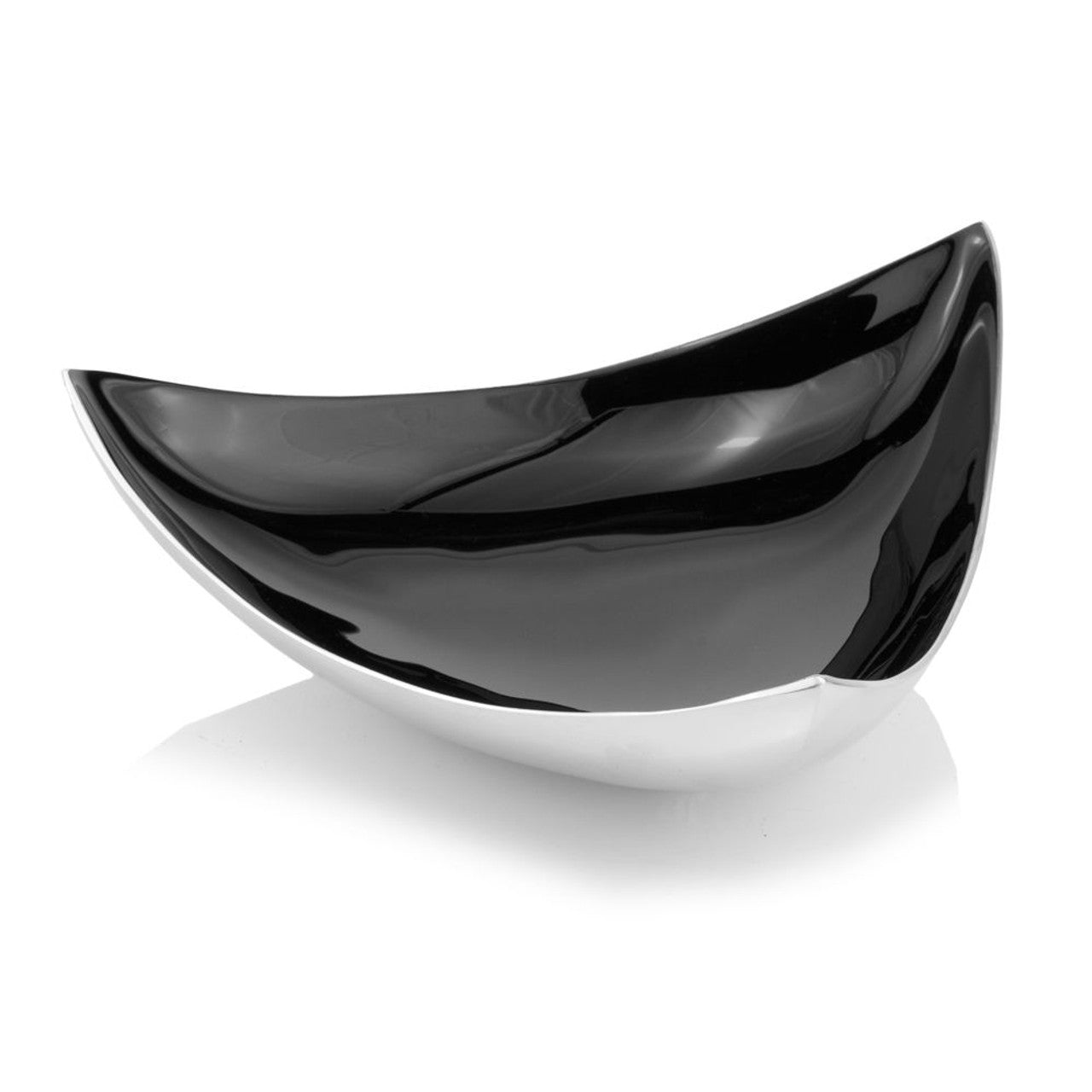 ASTRID Black Enamel Trigon Tray