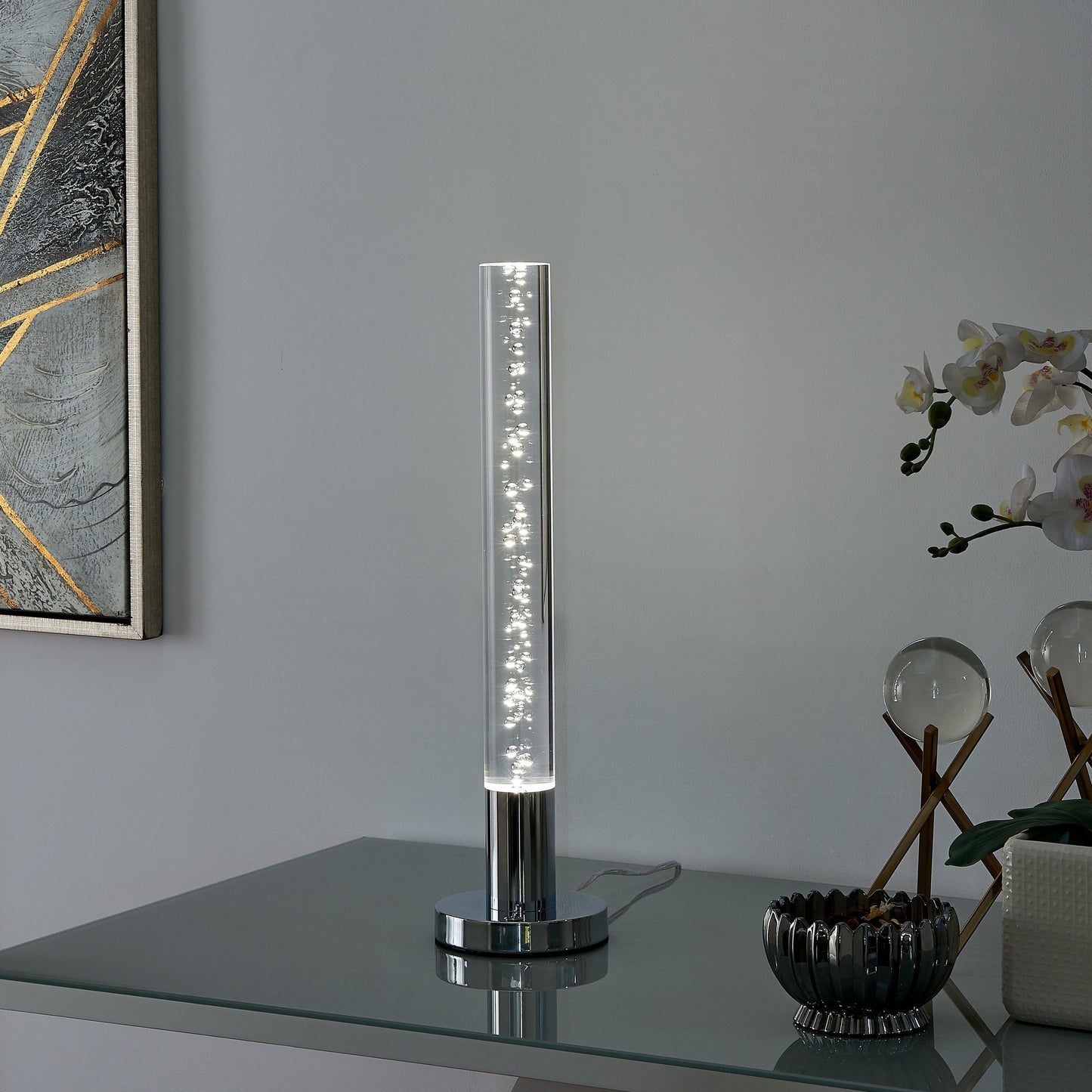 ALTHEA Acrylic Cylinder Table Lamp