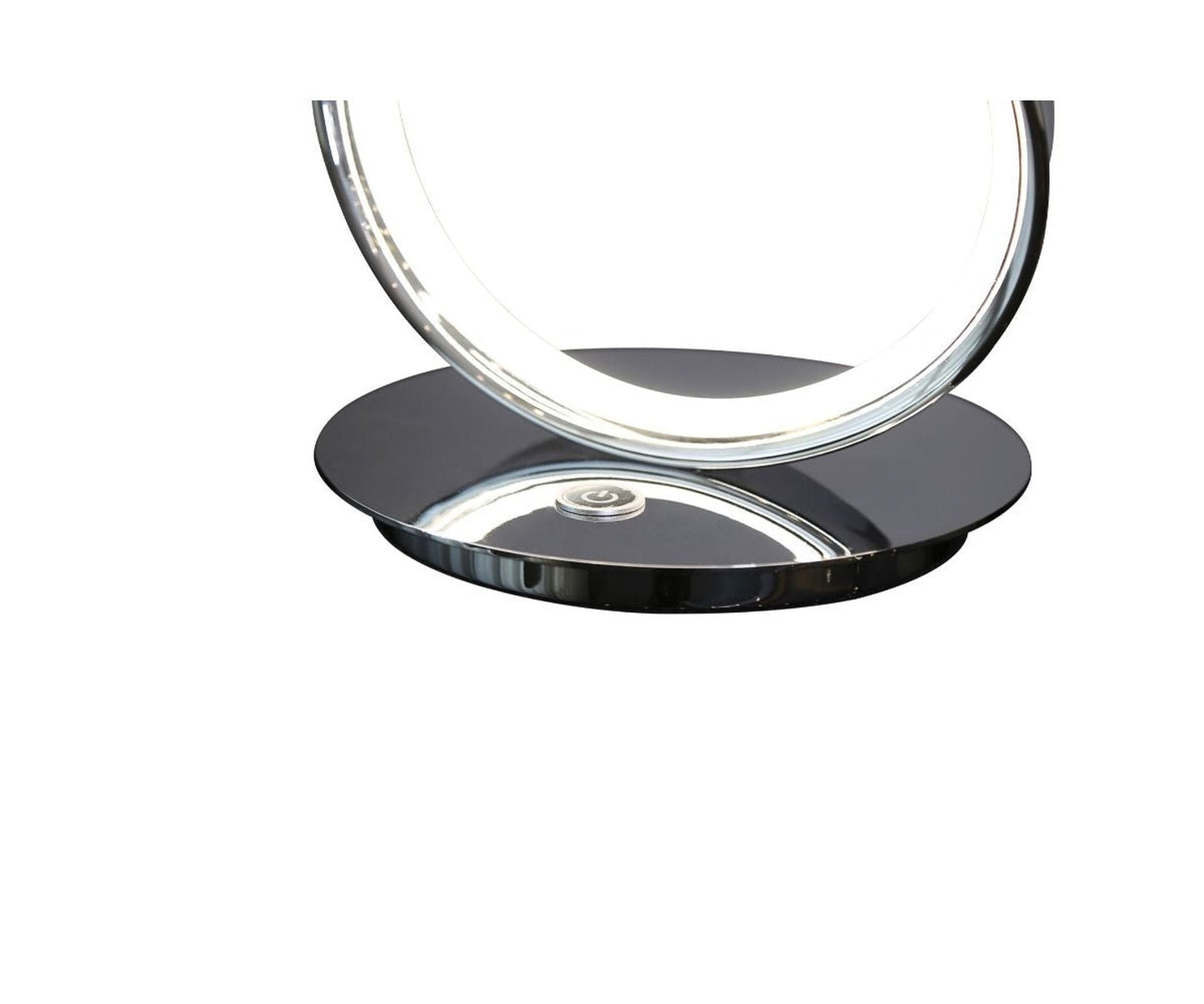 AMSTERDAM Chrome Table Lamp LED Strip Touch Dimmer