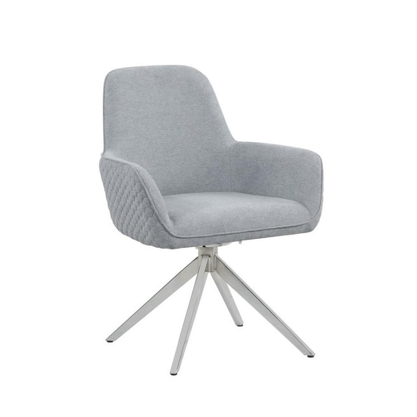 ABBY Grey Upholstered Chair