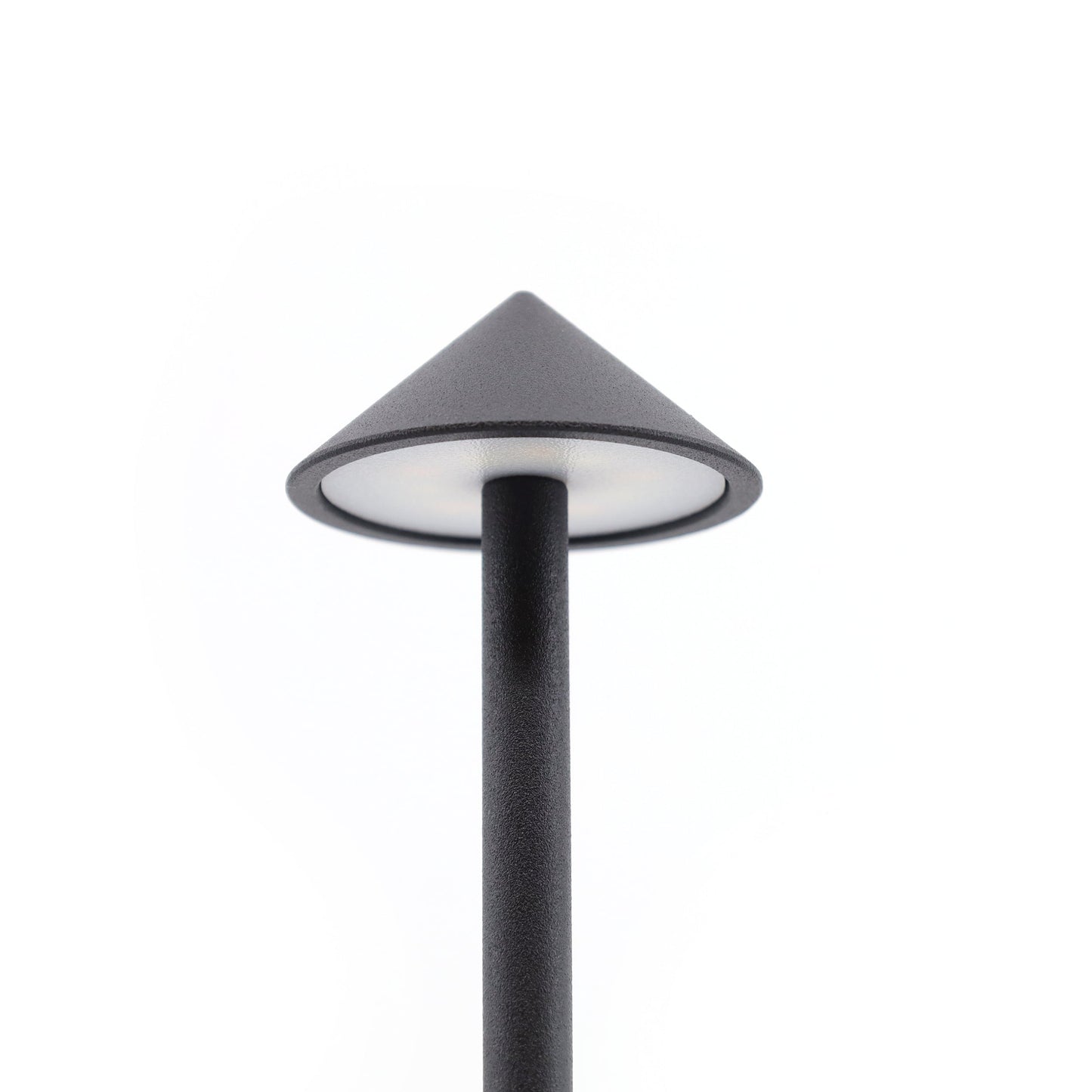 NEXARA Shade Crest Rechargeable Table Lamp Black