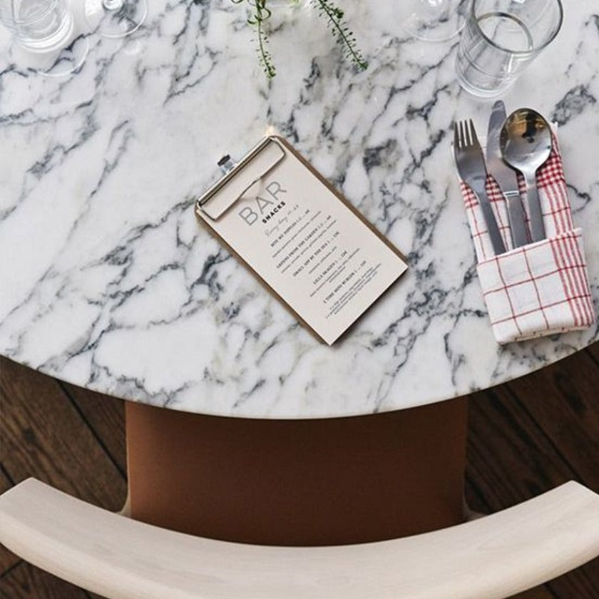 CALISTA Marble Finish Round Table