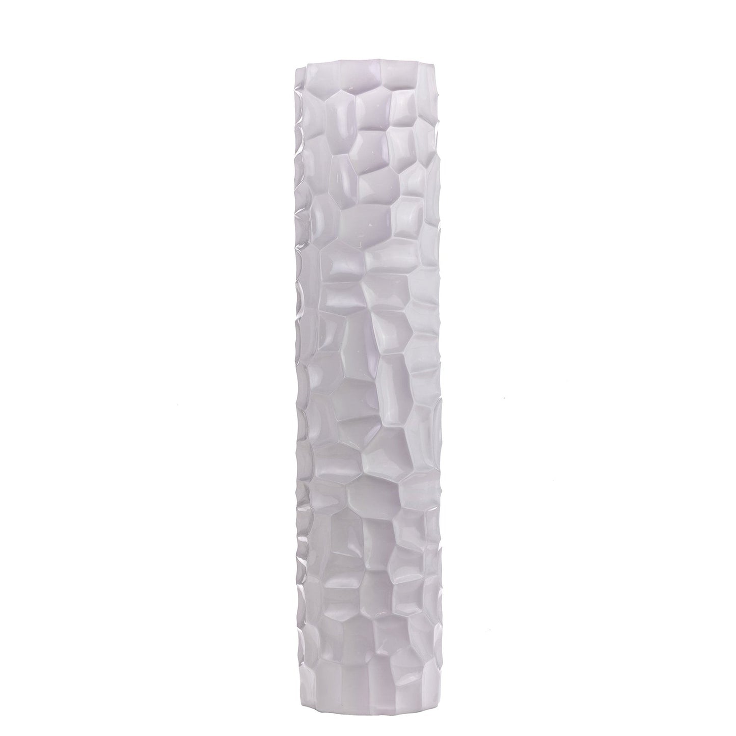 MYSTARA 52" Textured Honeycomb Vase White
