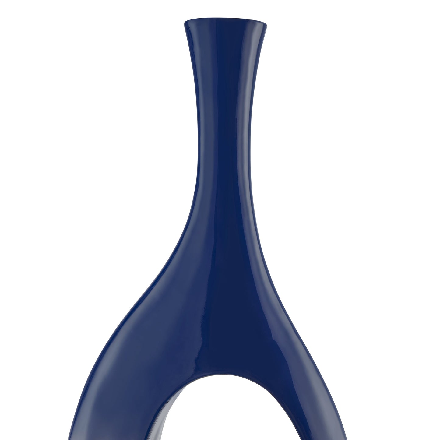 SOLANIS Trombone Vase Large Navy Blue