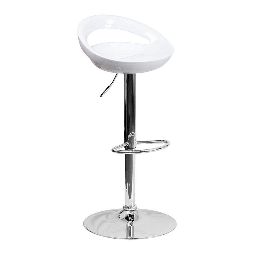 Adjustable Barstool with Footrest