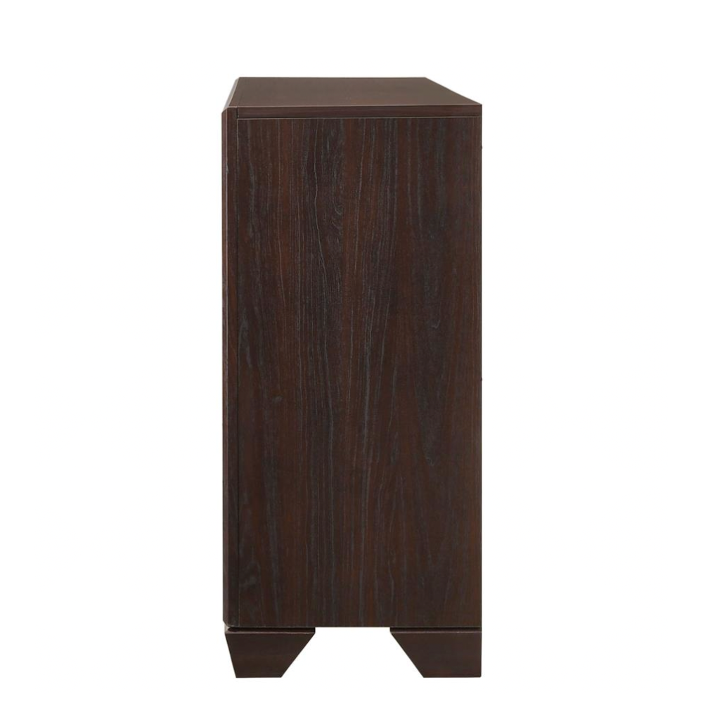 KAUFFMAN 6-drawer Dresser Dark Cocoa