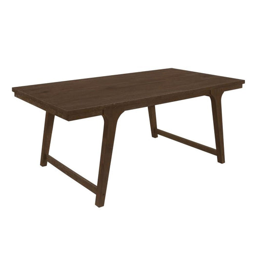 REYNOLDS Rectangular 79-inch Wood Dining Table Brown Oak