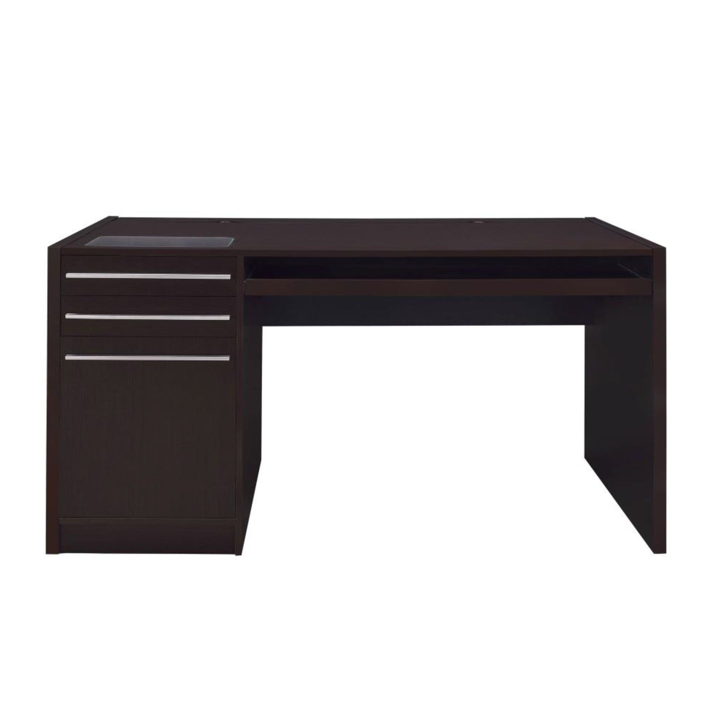 HALSTON 3-drawer Connect-it Office Desk Cappuccino