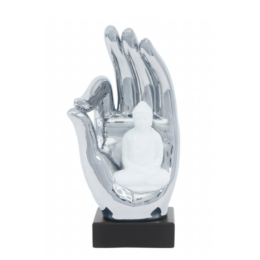 JACE Buddha in Hand Tabletop Sculpture